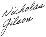 signed, nicholas gilson