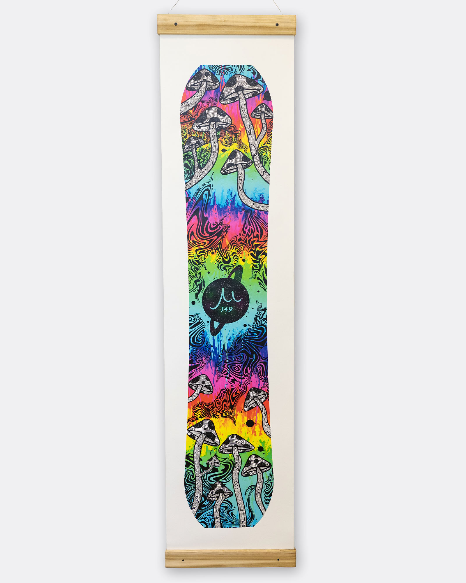 Snowboard Art Print Trippy graphics thumbnail