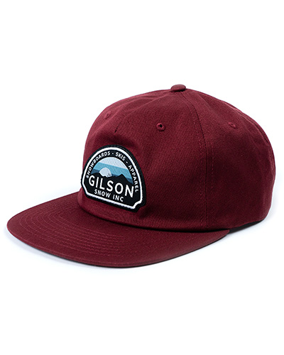 Gilson Patch 
Pinch Hat Maroon