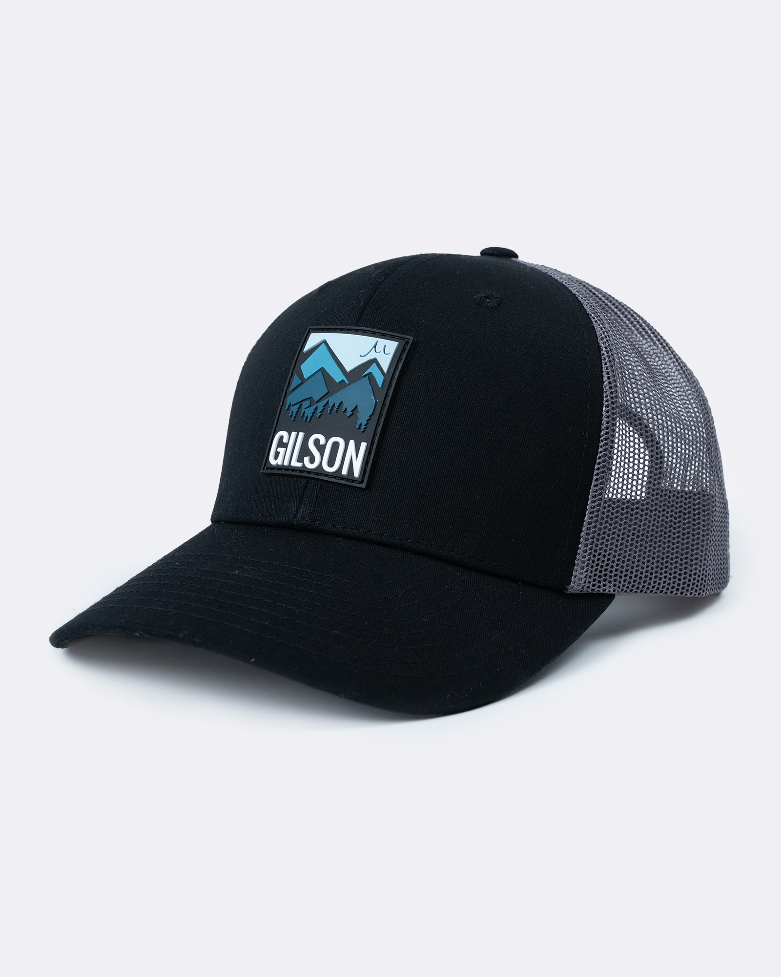 Gilson Trucker 
Rubber Patch Black graphics