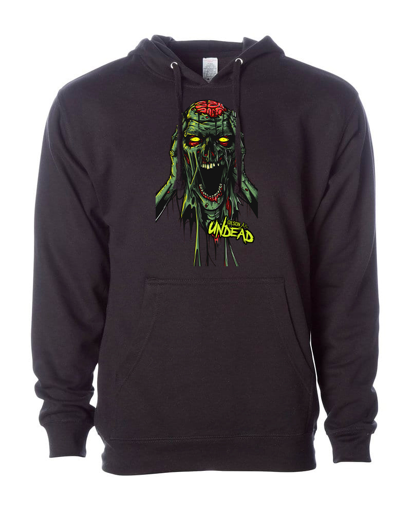 Hear no evil hoodie green large