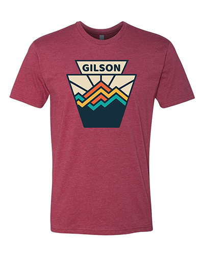 Keystoked cardinal tee small