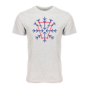 Keystone snowflake aluminum tee small