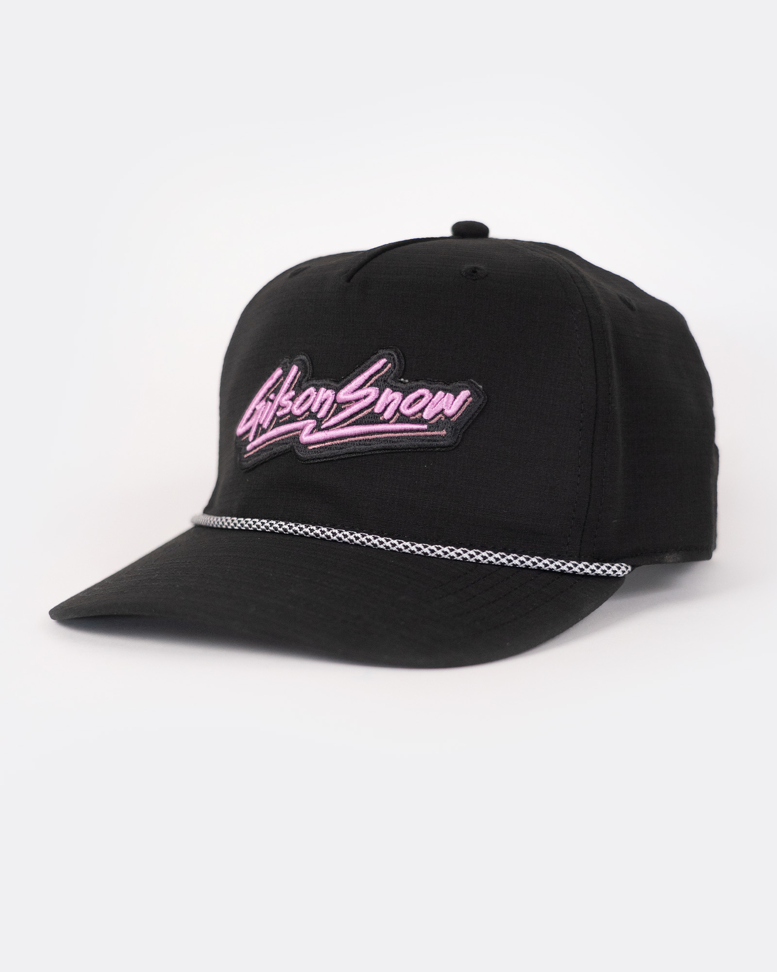 Punk Snapback Black Pink graphics