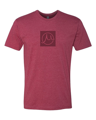 Square logo cardinal tee small