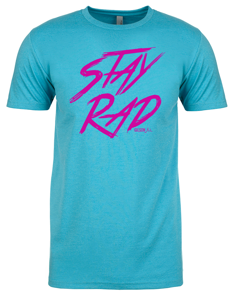 Stay rad tee front large