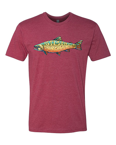 Trout cardinal tee small