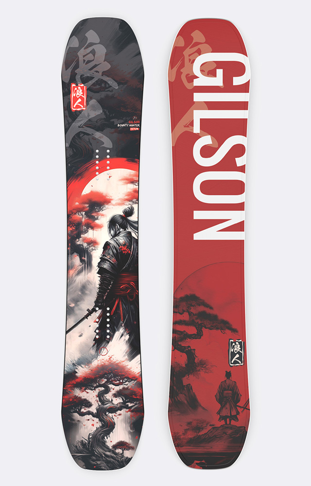 2026 bounty hunter Snowboard graphics