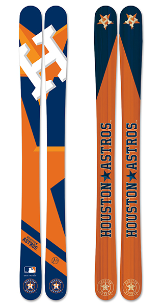 Mlb houston astros skis small