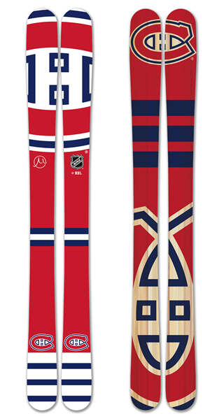 Nhl montreal canadiens skis small