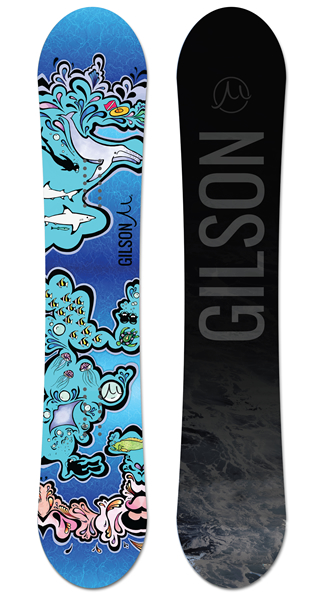 Homme - Snowboard Gravity Gilson Bleu