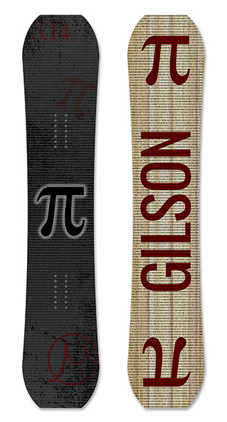 Pi Snowboard  graphics