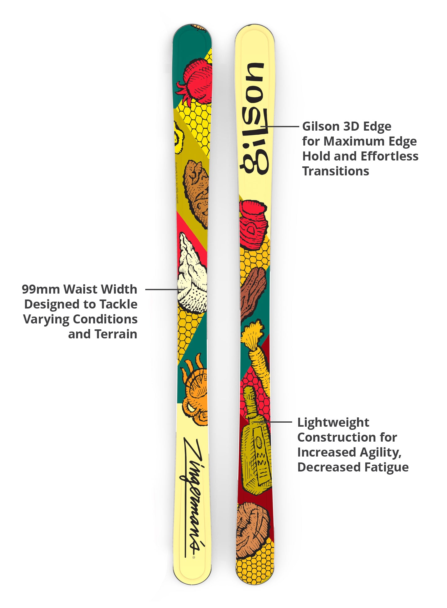 GILSON x Zingerman's All Mountain Skis | Limited Edition