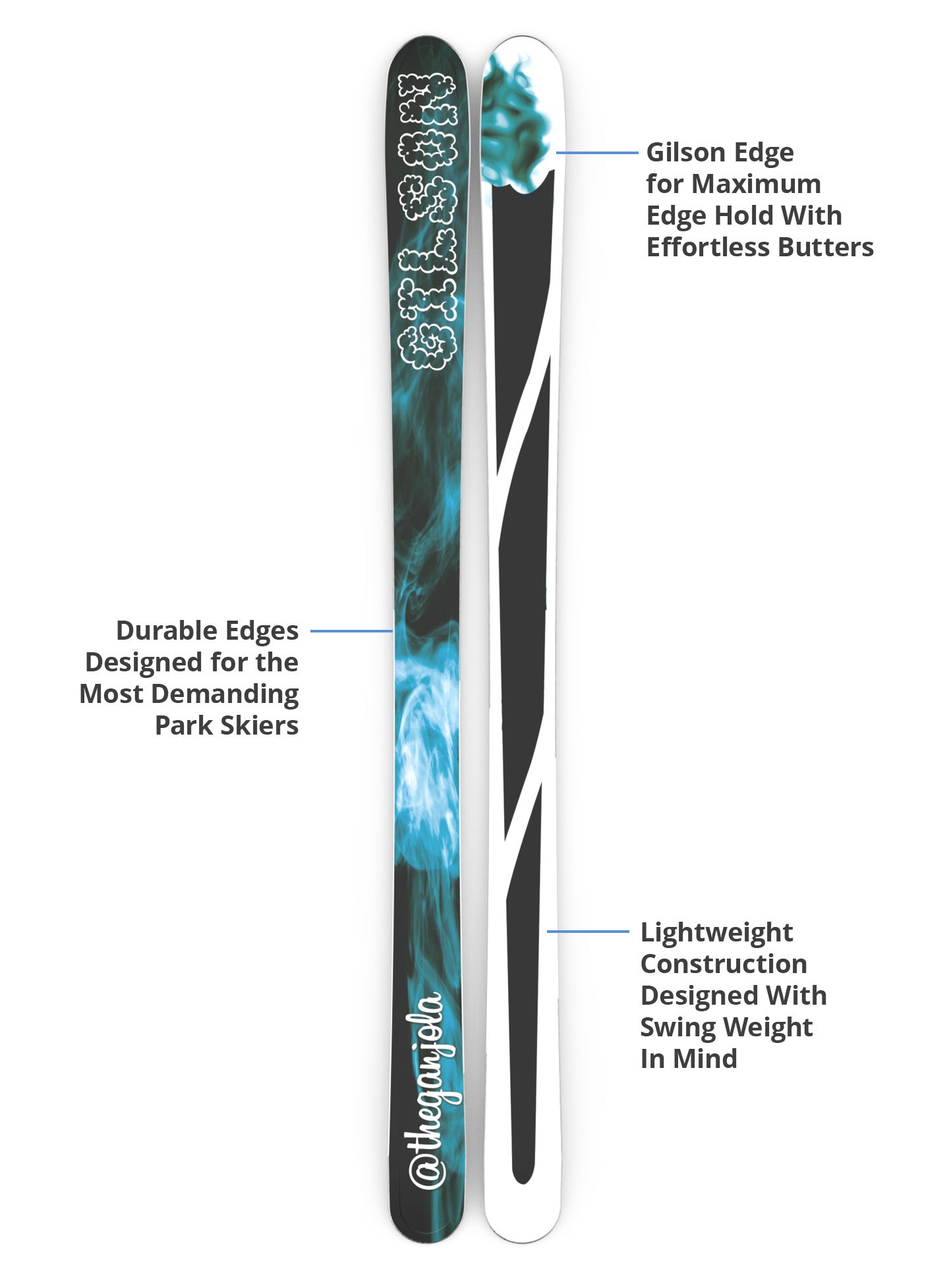 GILSON Ganjola All Mountain Skis | Limited Edition