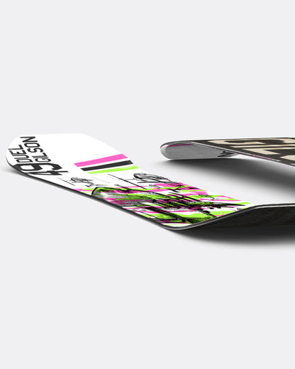 2012 black and green ride snowboard Duel Freestyle Flat to Rocker Snowboard