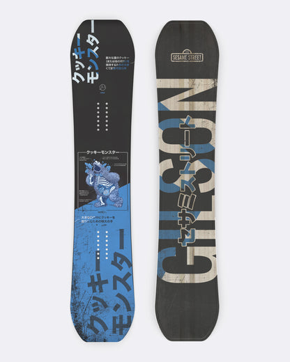 burton amifer snowboard 2025 Sesame Street Cookie Monster Anatomy Snowboard