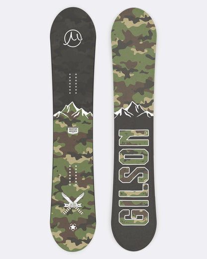 macyson.com ride snowboard GILSON Mountain Maverick All Mountain Hybrid Camber Snowboard (140cm)
