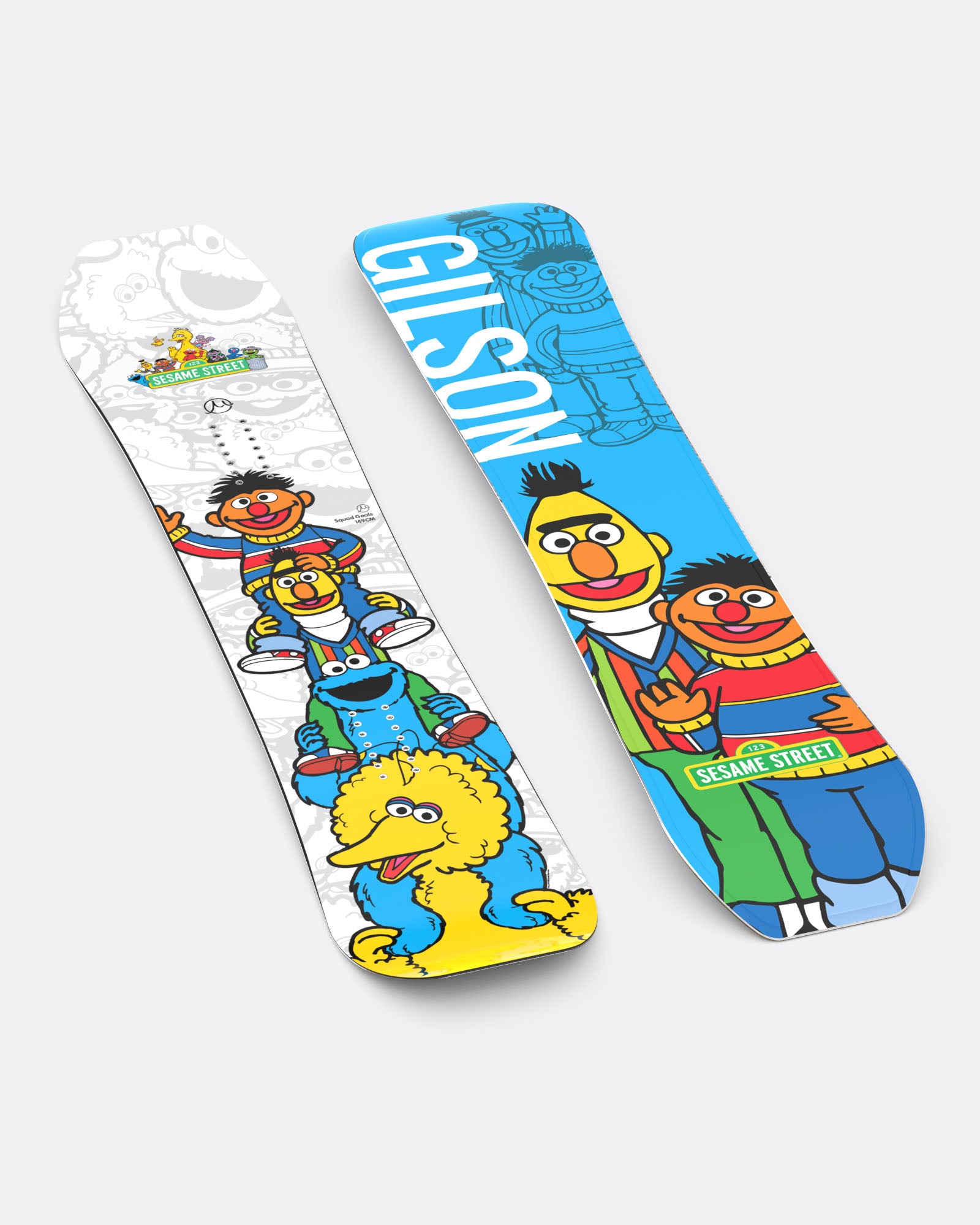 Sesame Street Bert & Ernie Snowboard | GILSON Flat-to-Rocker