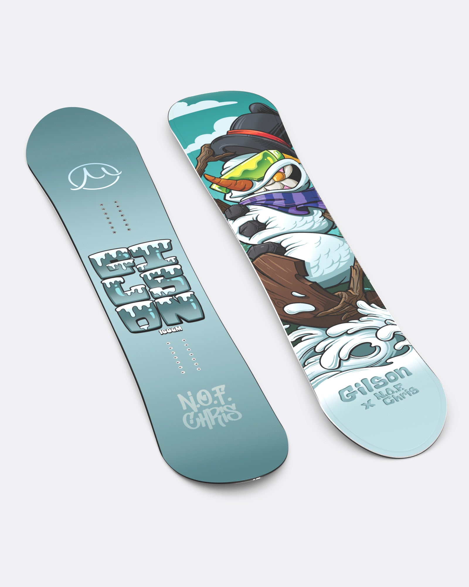 Chill N Thrill Hybrid Camber Snowboard | GILSON x Chris Provenzo