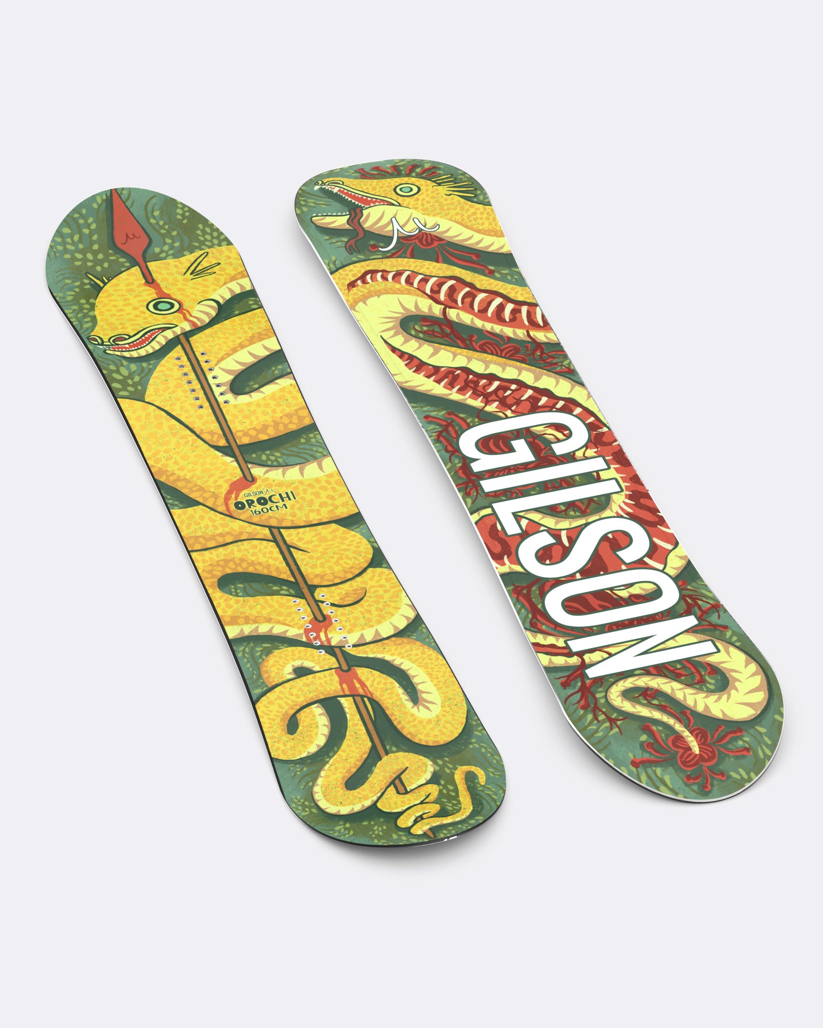 Orochi Hybrid Camber All Mountain Snowboard | GILSON x Tatsuya King