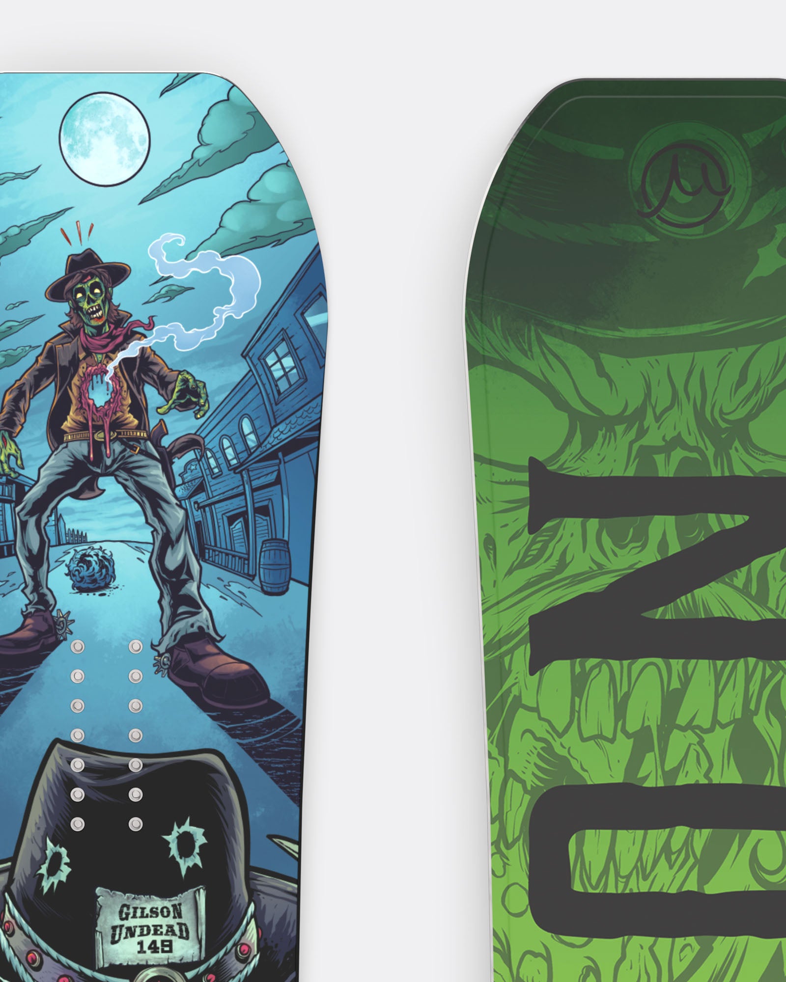 2022 Undead Night Freestyle Hybrid Camber Park Snowboard – GILSON
