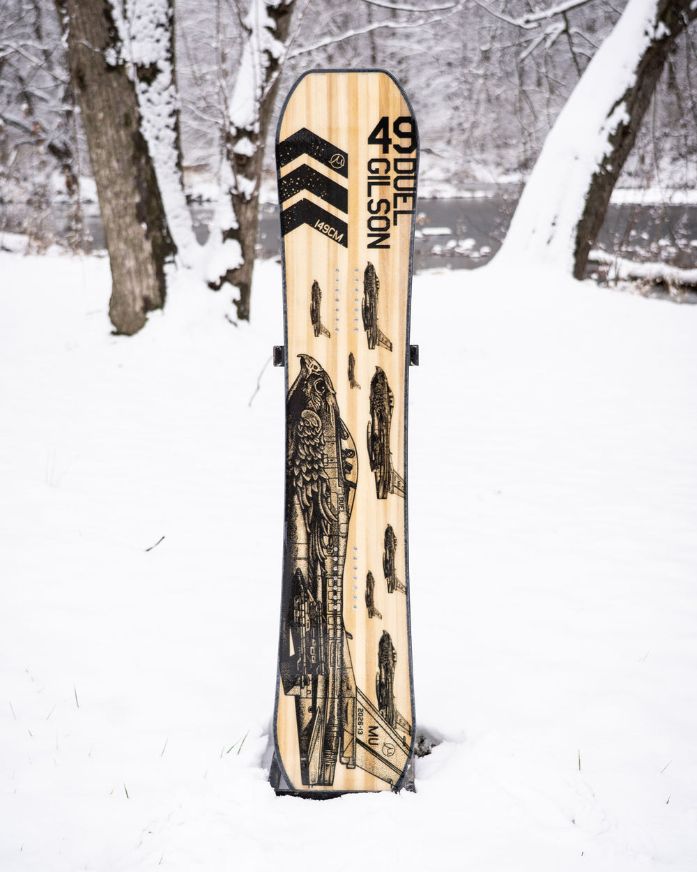 Snowboard Gilson Jadu N°4343 - Neuf - 154 Cm - Fabriqué Aux USA