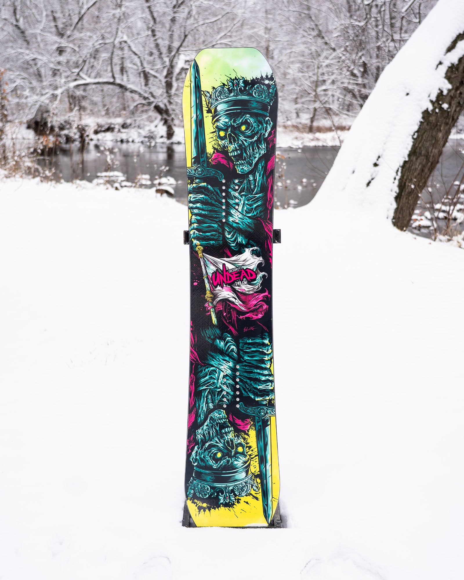 GILSON Undead Freestyle Hybrid Camber Snowboard | All-Mountain & Park