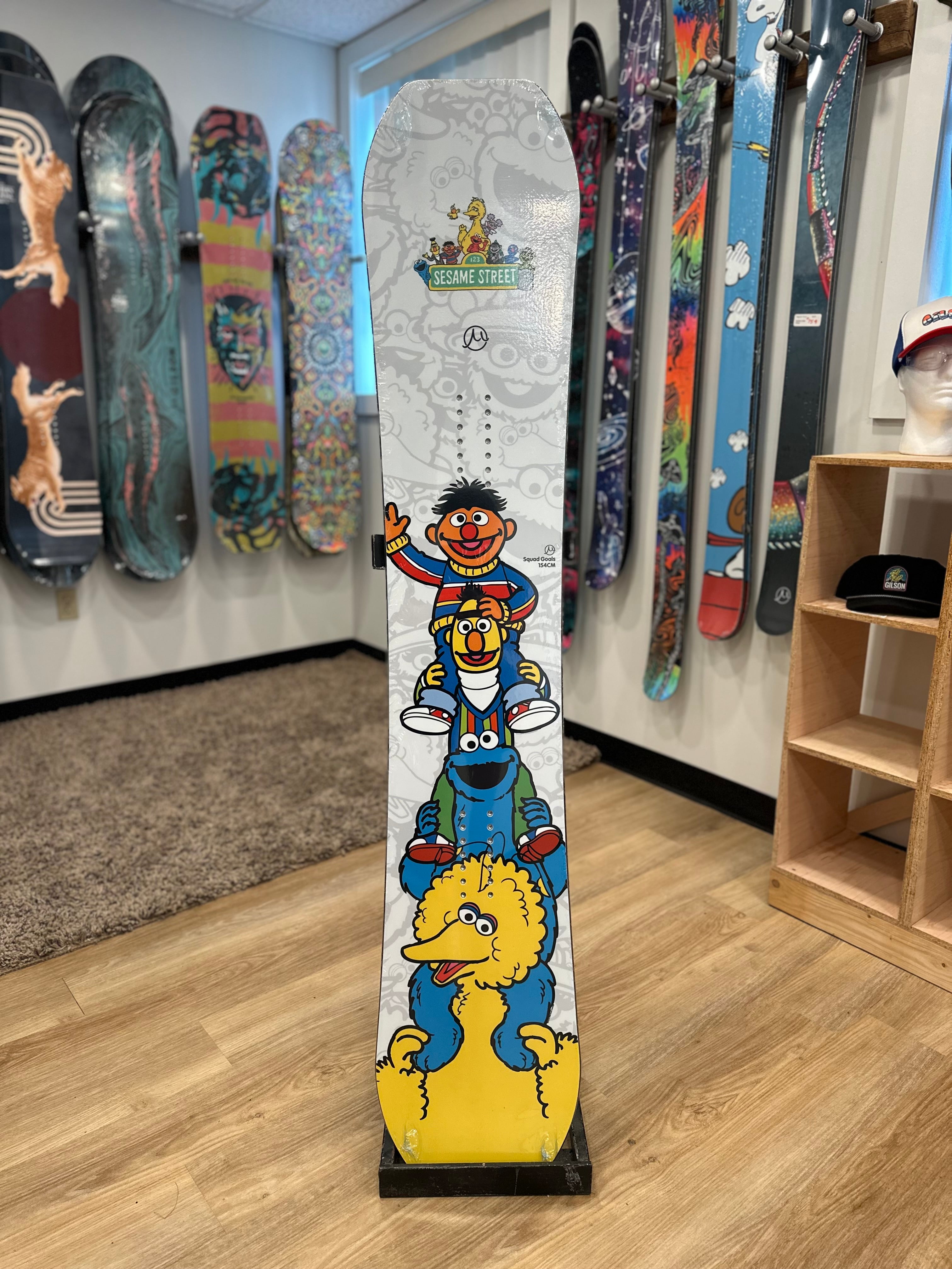 Closeout Squad Goals Cookie Monster 154cm 3D (Base dimples/ Low spots) #7437