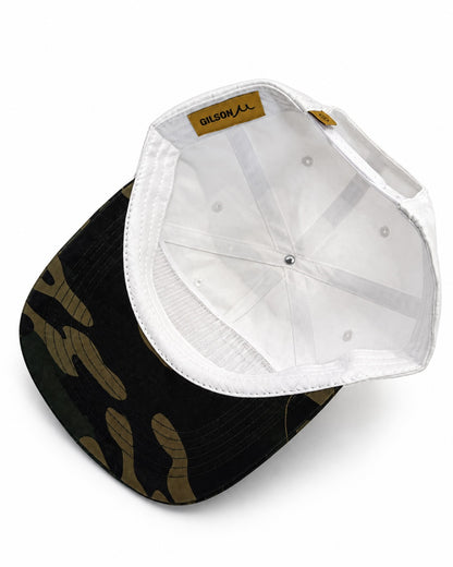 Camp Camo Hat underside and camo brim