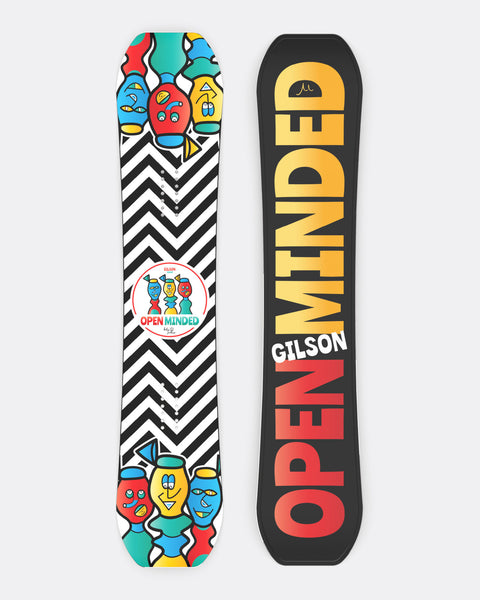 OpenMinded Hybrid Camber Freestyle Snowboard | GILSON x Artie