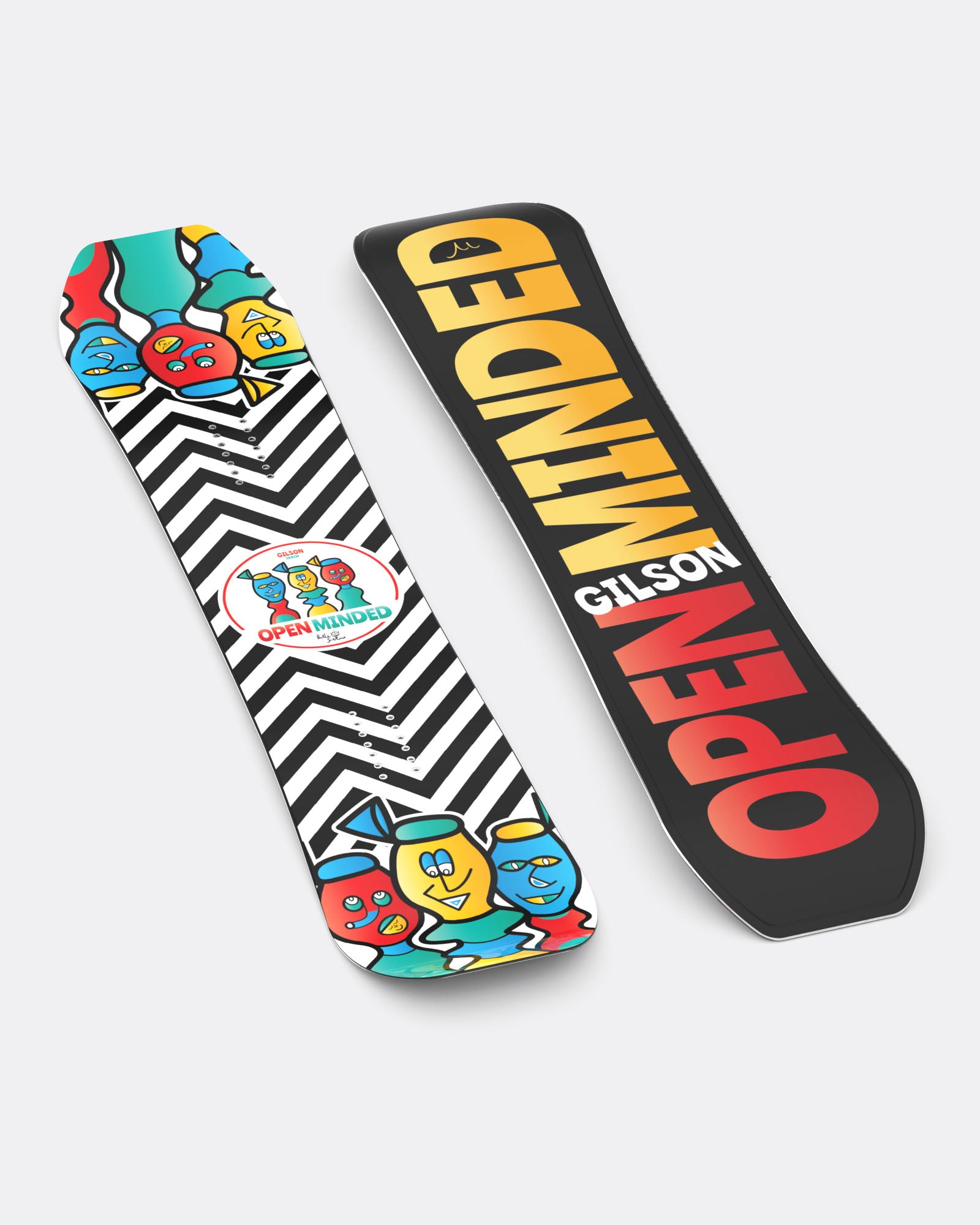 OpenMinded Hybrid Camber Freestyle Snowboard – GILSON x Artie