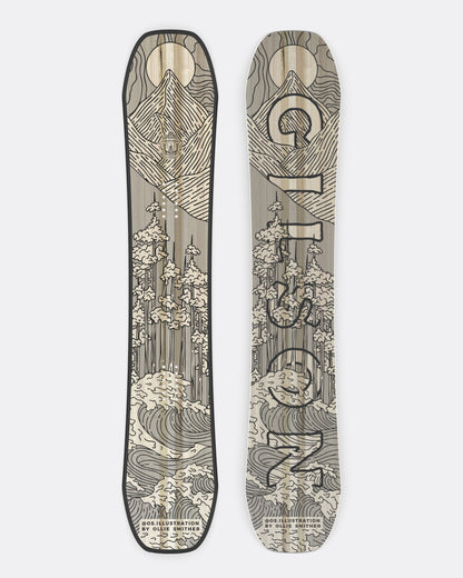 ride camber snowboard Bounty Hunter Ronin Full Camber Twin Snowboard