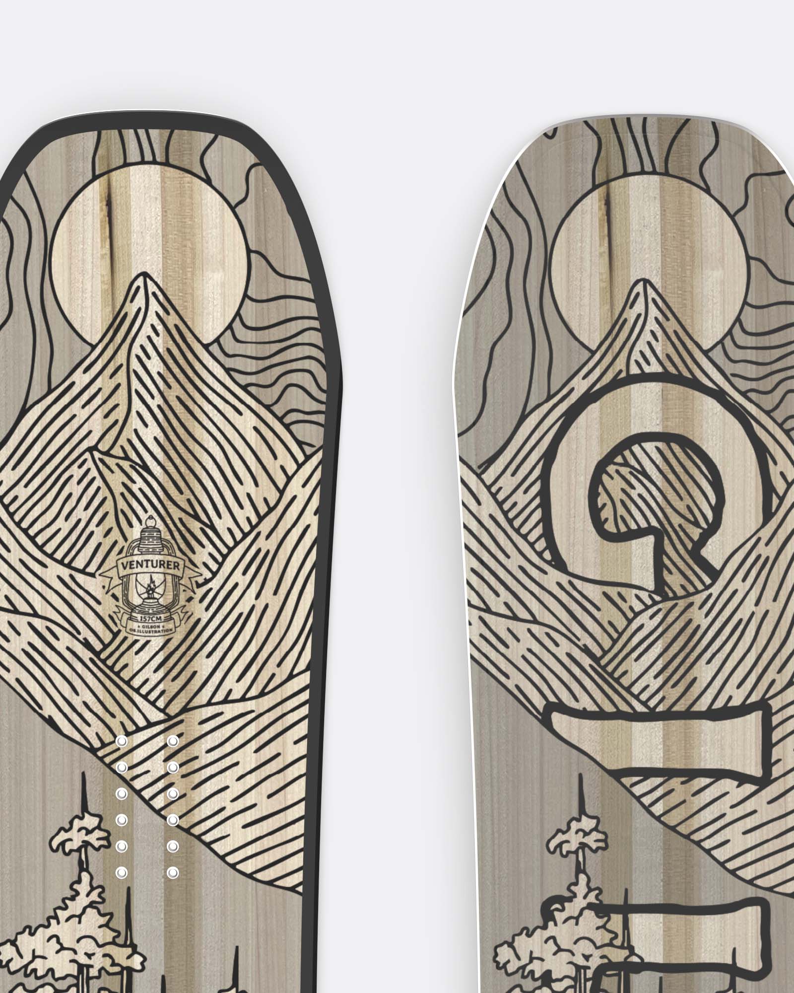 Bounty Hunter Ronin Full Camber Twin Snowboard | GILSON