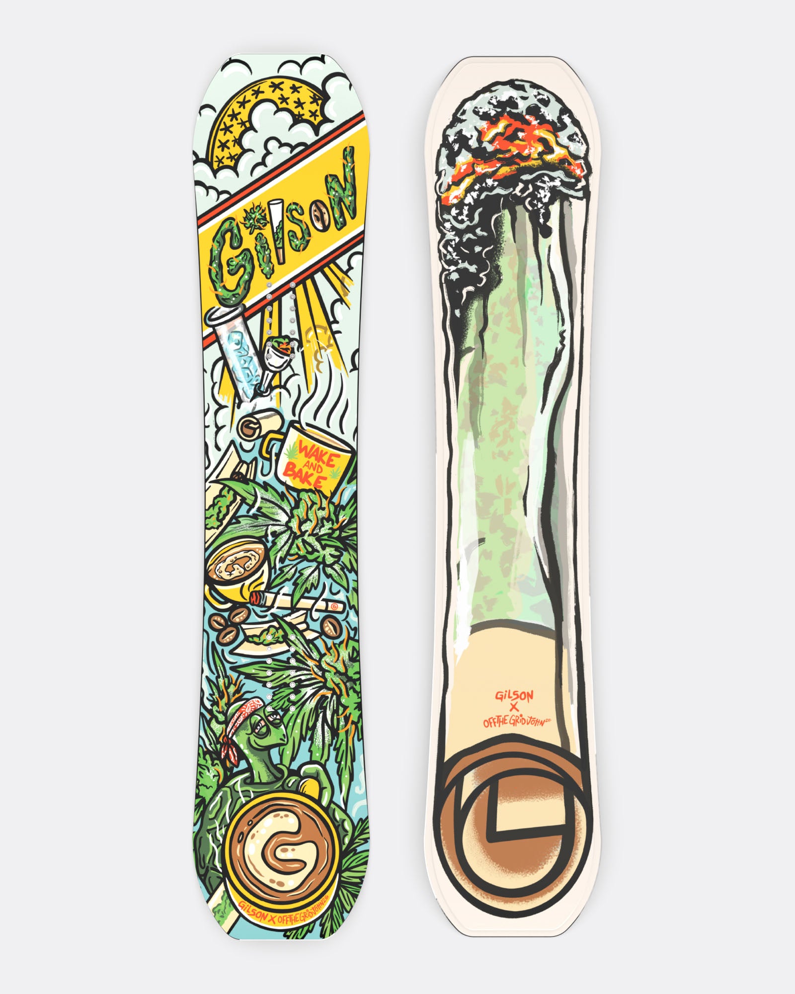 Wake and Bake Limited Edition Freestyle Hybrid Camber Snowboard