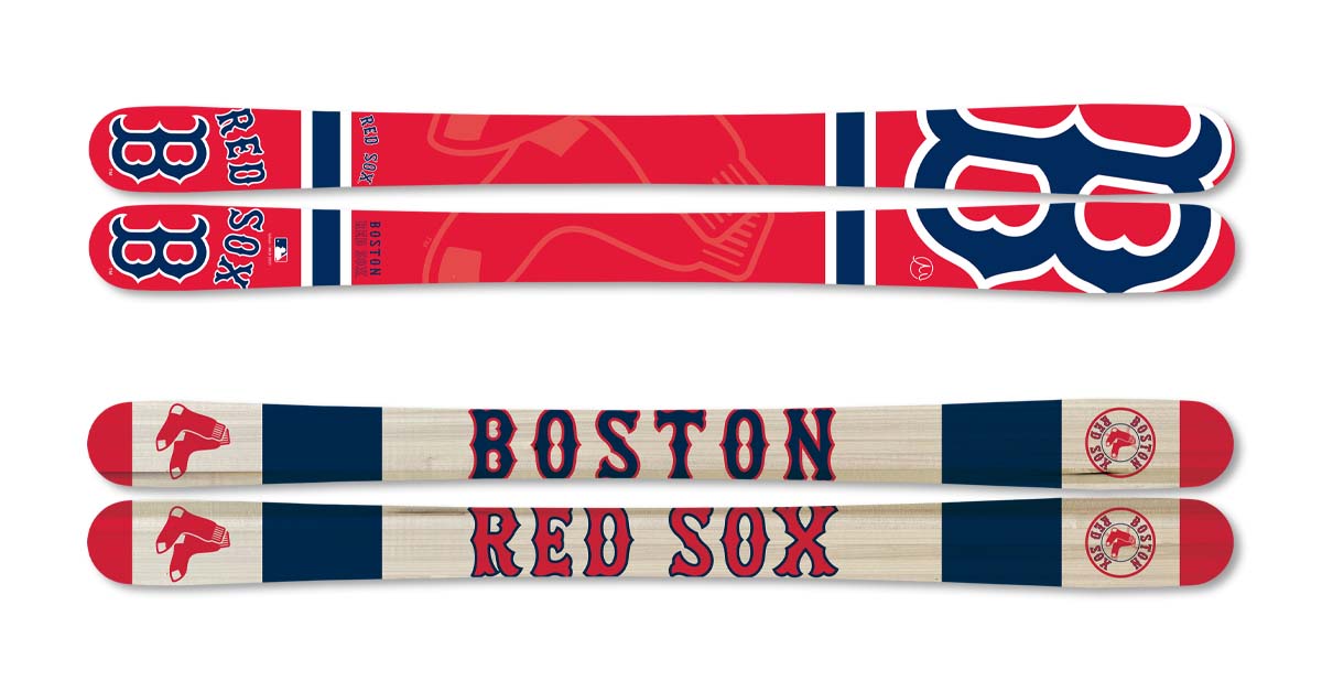 American Made Skis - Boston Red Sox